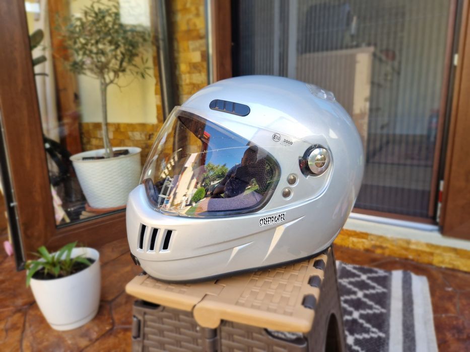 Cască moto Streetfighter de colectie Ducati Suzuki Harley Caferacer