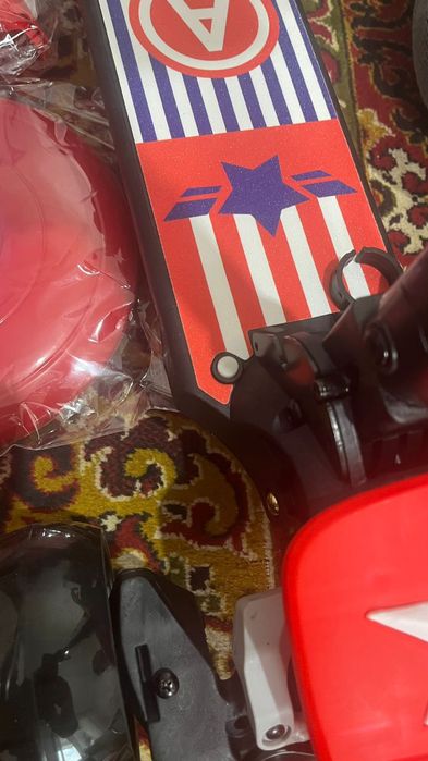 Самокат детский Капитан Америка