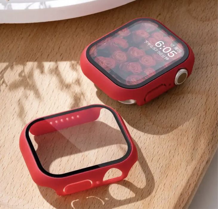 Husa Top Case Carcasa Margine Plastic Ceas Apple Watch Iphone