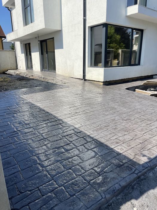 Beton amprentat - soluția ideală pentru oameni cu gust!