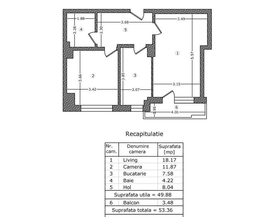 Apartament 2 Camere | Metrou 1Mai | Bloc Nou