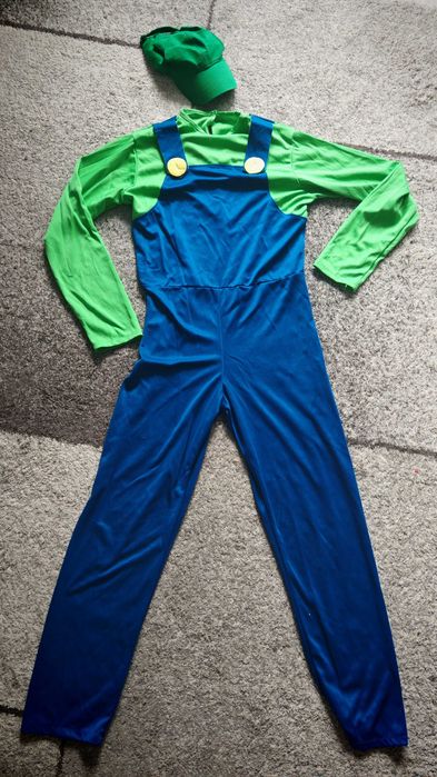 Costum Luigi Super Mario adult marimea S