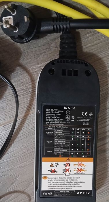 Cablu încărcare cass mașină electrica  Type 2 Audi Volkswagen Skoda