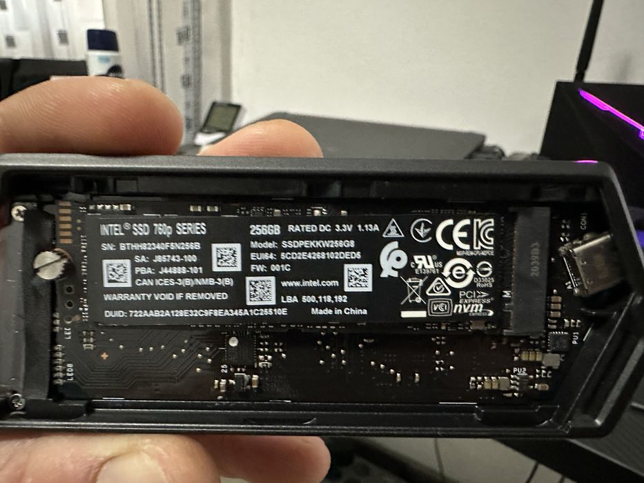 Ssd extern asus rog strix arion