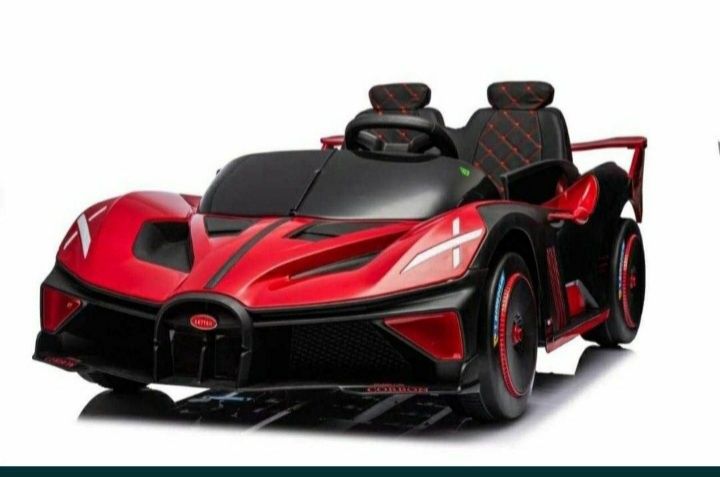 Даставка бэсплатная детская машина электромобиль Bugatti 24v