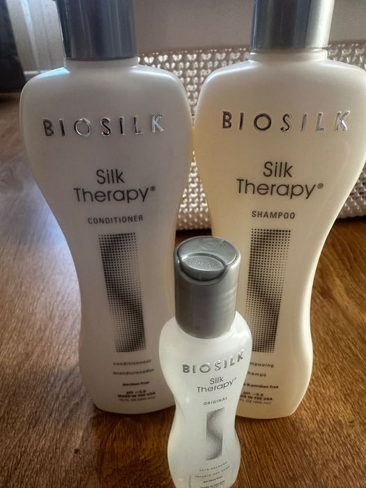Комплект шампоан,балсам и коприна за коса Biosilk
