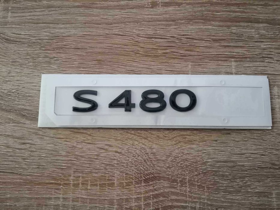 черен надпис нов стил Mercedes Benz S 480 W223