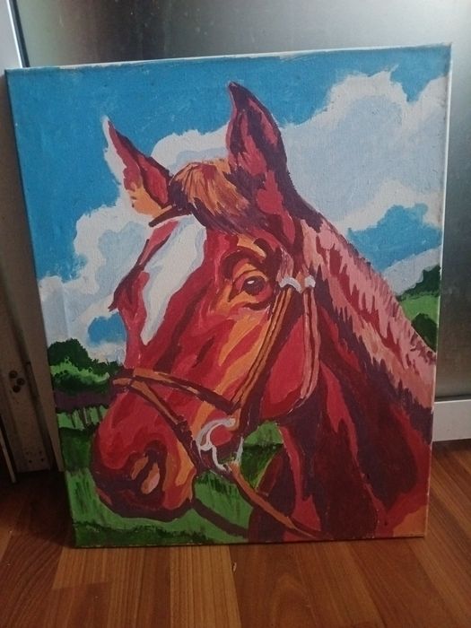 Картины лошади 2 шт.