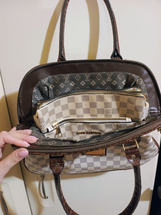 Geanta Louis Vuitton mare + geanta LV mica