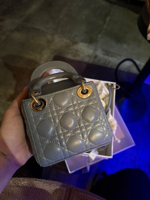 чанта lady dior micro