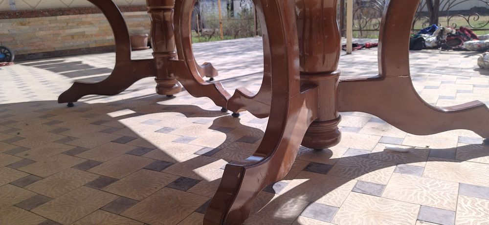 12 кишилик стол-стул, Холати яхши. Кўп ишлатилмаган.