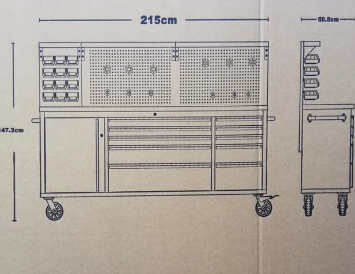 Шкаф количка за инструменти HAWEK