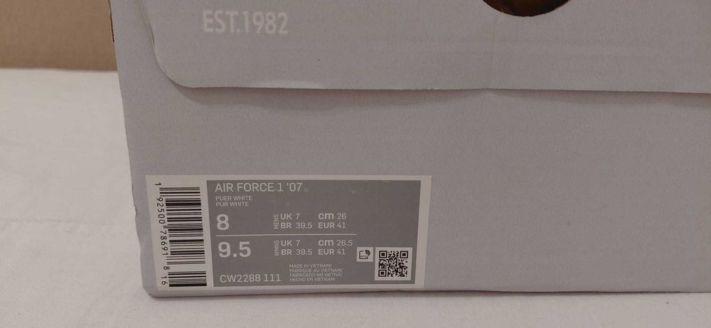 Nike Air Force 1 AF1 Low Triple White *Premium Quality*