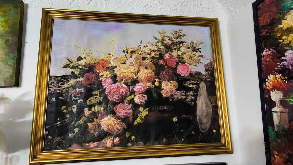 Tablouri si picturi handmade cu foita de aur-decoratiuni