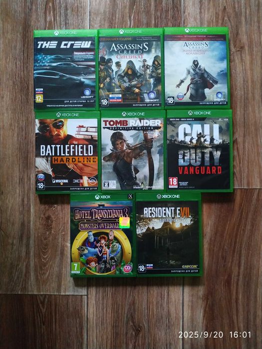 Xbox one/series x и xbox 360 лицензионные диски