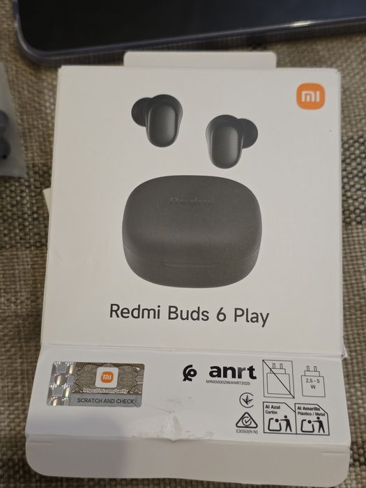 Продаю новые наушники Xiaomi redmi buds 6 play черные