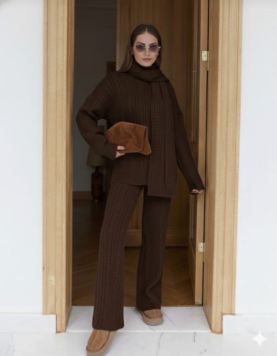 Дамски комплекти фино плетиво