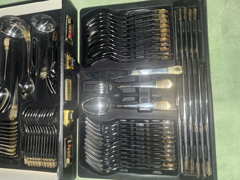 Zepter сервиз 24к и комплект за готвене