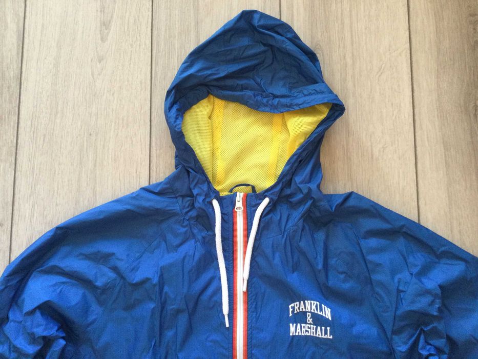 НОВО оригинално синьо яке суичър FRANKLIN MARSHALL размер M от Италия