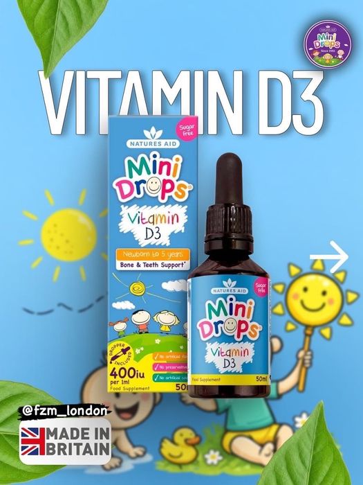 VitaminD3, Mini drops