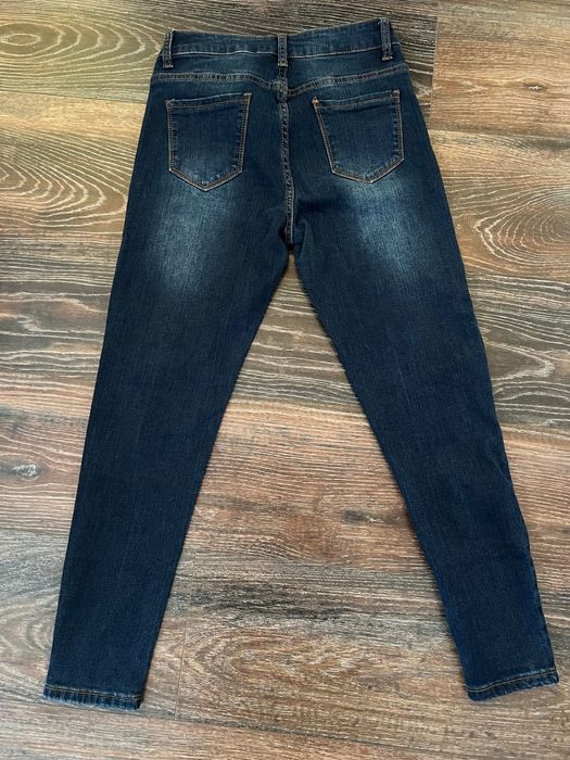 Дамски тъмно сини дънки