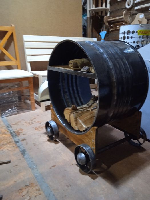 Дровница для камина