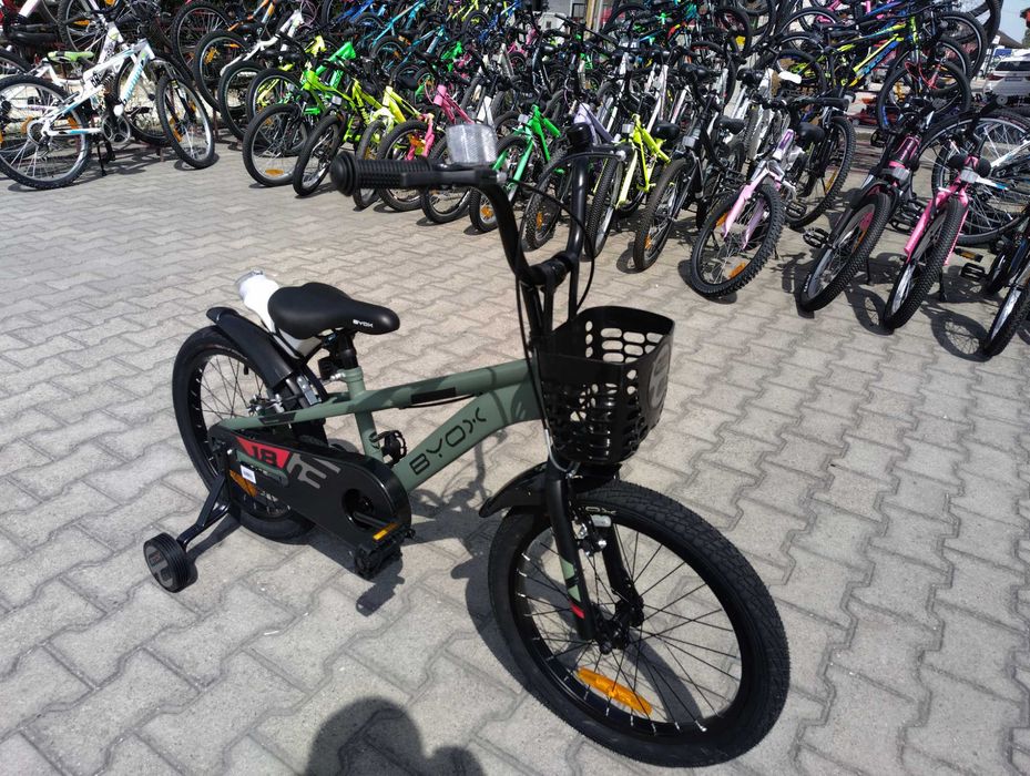 BYOX Велосипед 18" CHALLENGE зелен