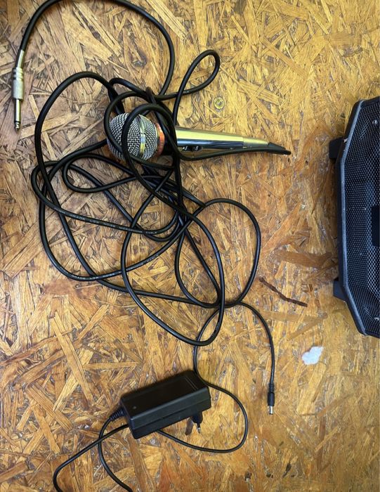 Караоке колонка с микрофоном