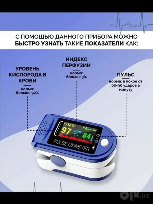Pulseoximetr пульсоксиметры в ассортименте