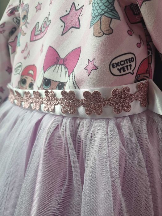 Официална детска рокля L.O.L. Surprise / 128 - 7 год/ перфектно с-яние