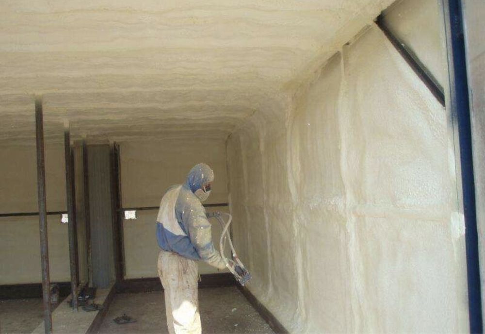 Утепление Пенополиуретан ППУ Ангар Овощехранилище Дом Крыша: 1 250 тг ...