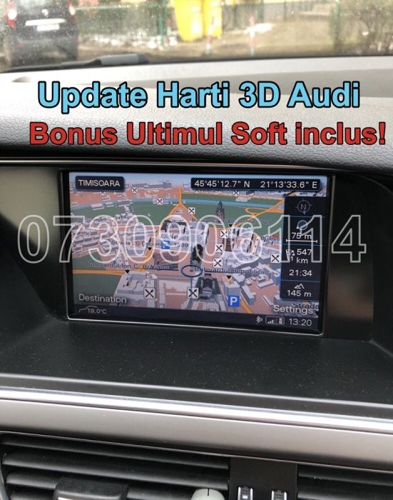DVD SD Harti 2021 Navigatie Audi A4 A5 A6 A7 A8 Q3 Q5 Q7 MMI 3G 2G RNS