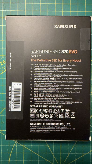 SSD Samsung Evo 4Tb, nou, sigilat