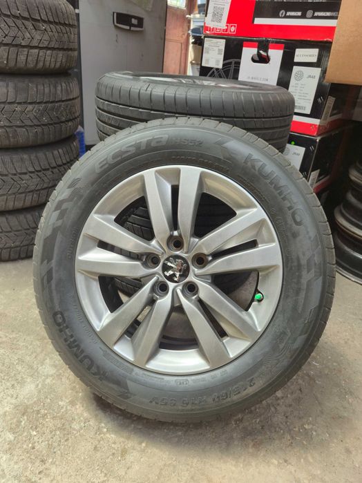 4 ROTI Jante+Anvelope VARA - 215/60/16 5x108 - OEM Peugeot 308 / 508 - Citroen DS - ANVELOPE CA NOI - DOT 2025 !