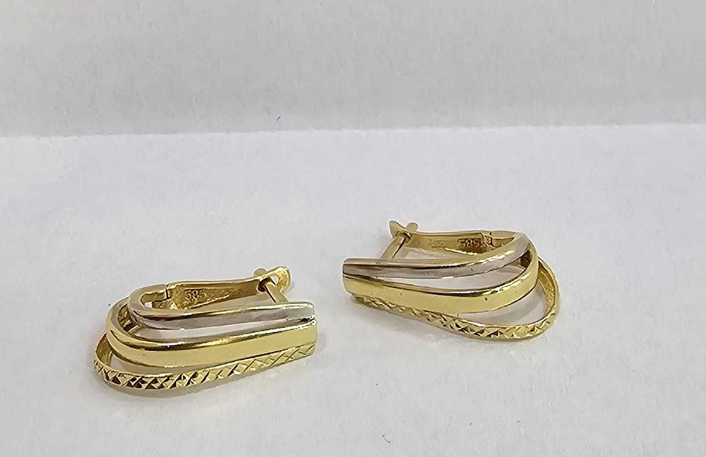 Cercei Aur 14K,3.47g (AG32 B.4461.5AG46) Garantie 2 Ani!