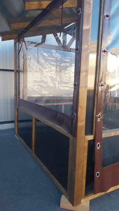 Дървена беседка, навес 300/300