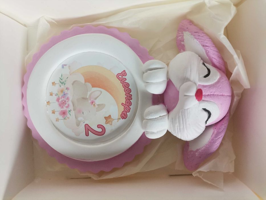 Гипсова фигурка - Зайче