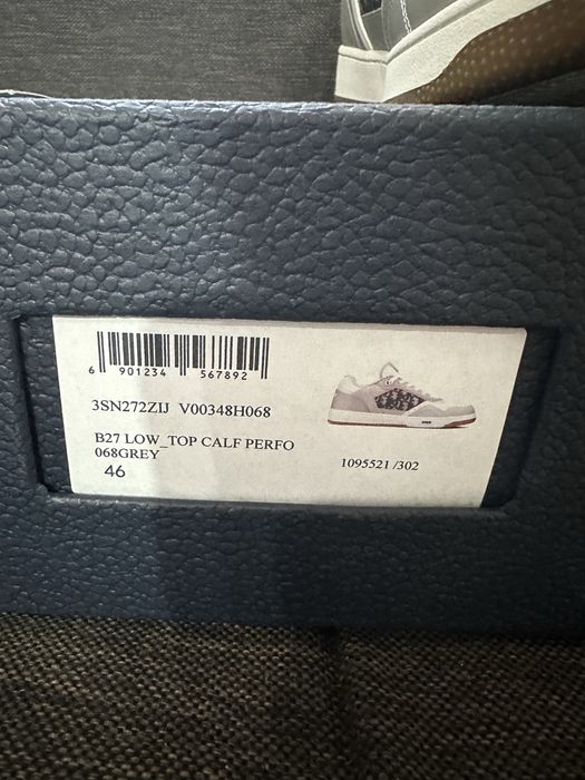 Dior B27 Low Gray White