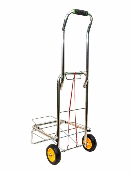 Cărucior- Liza pentru bagaje,marfa maxim 90 Kg din oțel cromat NOUĂ