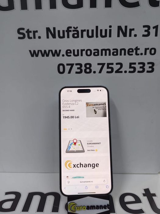 Telefon mobil Apple iPhone 15 Plus, 128GB, 5G, Alb-89% -N-