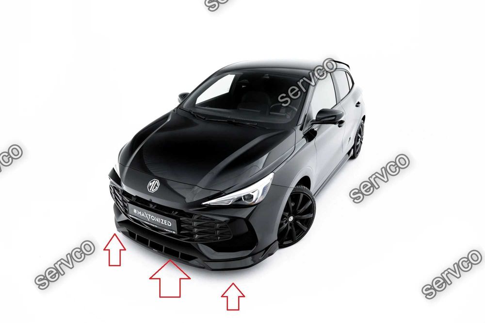 Pachet Set Splitter Exterior Prelungiri Body kit tuning MG 3 Mk1 2024- v1 - Maxton Design