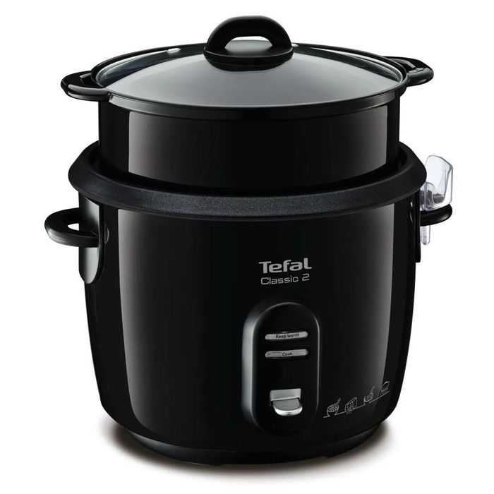 Оризовар Tefal RK103811, 600W, Капацитет 5 л, Функция за загряване, Готвене на пара