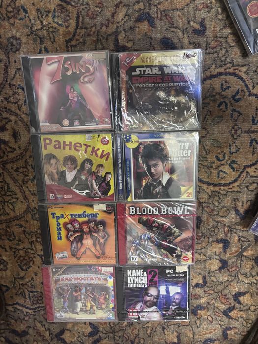 Продам запечатанные диски на пк