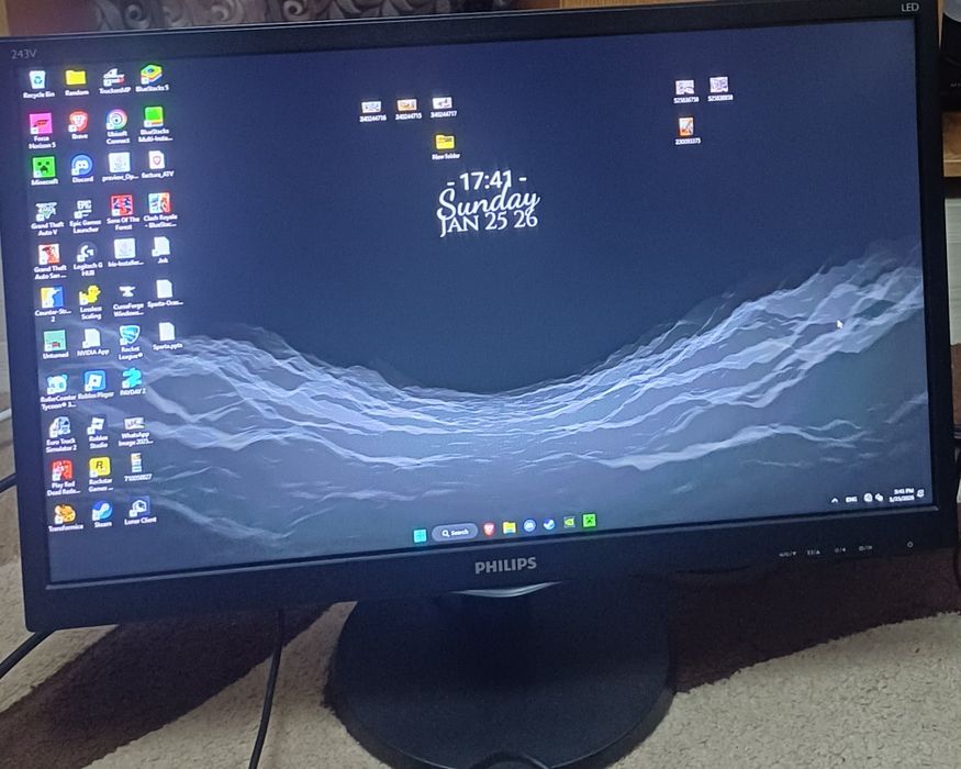 PC Gaming Lenovo Legion T530 i5 8400 8GB RAM 1TB + Monitor Philips