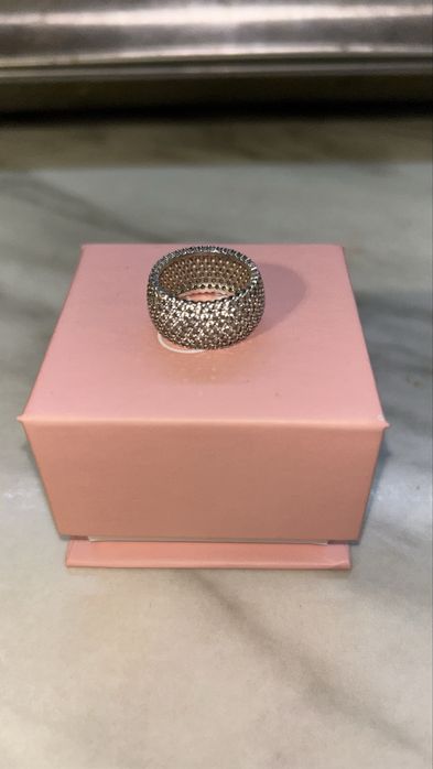 Сребърен пръстен с цирконий