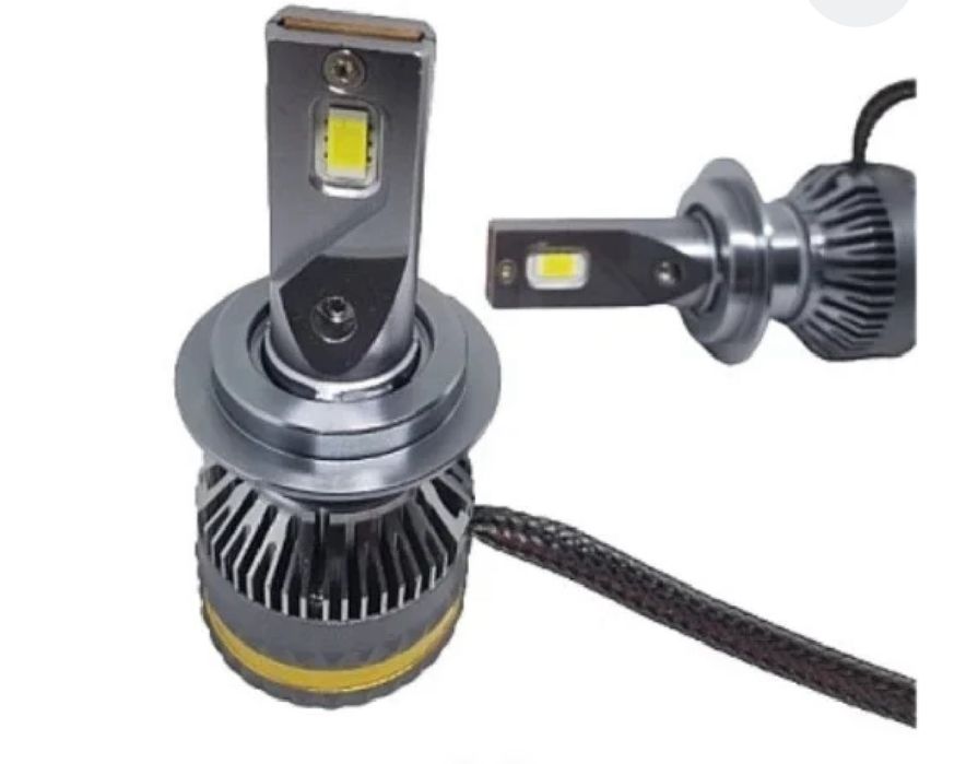 Set becuri LED H7 Model :A8- Canbus, 100W, 15000Lm,6000K - Cadou leduri pozitie