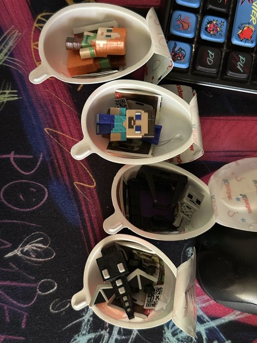 фигурки майнкрафт киндер джой