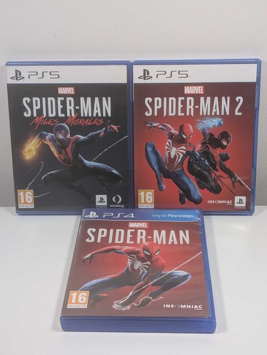 Спайдърмен колекция Spider Man, Spider Man 2 & Miles Morales PlayStation 4 PS4 PlayStation 5 PS5