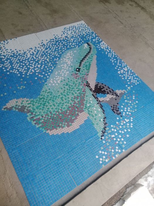 Пано из маелики мозаика