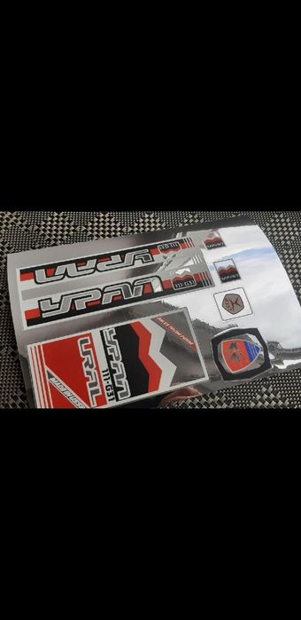 Урал велосипед аргинал наклека